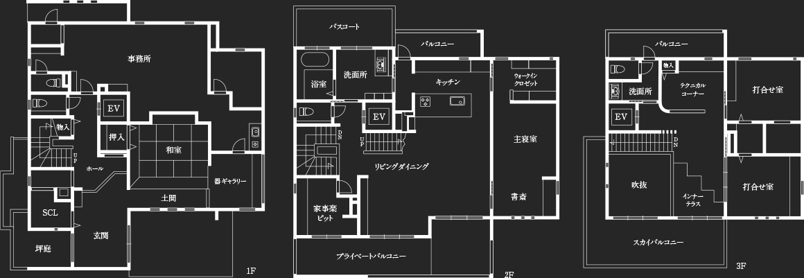 パナホーム兵庫加古川展示場の参考間取り図