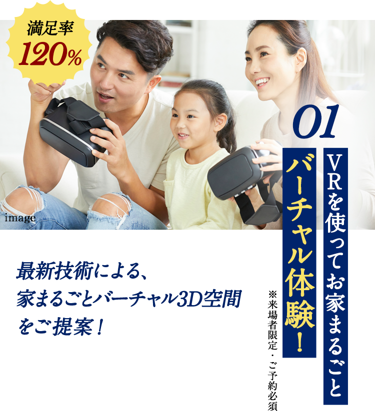 VRを使ってお家まるごとバーチャル体験！パナソニック最新技術による、家まるごとバーチャル3D空間をご提案！